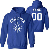 ETHIOPIA male pullover free custom made name number eth sweatshirt nation flag et logo ethiopian amharic college boy clothing