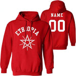 ETHIOPIA male pullover free custom made name number eth sweatshirt nation flag et logo ethiopian amharic college boy clothing