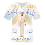 Rapper Nipsey Hussle 3D Printed T Shirt Summer Men Women harajuku T-shirt oversized Tshirt Hip hop Teenager Tee Short Sleeve