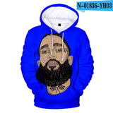Salute Nipsey Hussle 3D Hoodies Men/Women Fashion Casual Sweatshirt Harajuku Hip Hop Hoodie Print Nipsey Hussle Pullovers Hoody