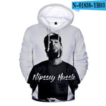 Salute Nipsey Hussle 3D Hoodies Men/Women Fashion Casual Sweatshirt Harajuku Hip Hop Hoodie Print Nipsey Hussle Pullovers Hoody