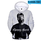 Salute Nipsey Hussle 3D Hoodies Men/Women Fashion Casual Sweatshirt Harajuku Hip Hop Hoodie Print Nipsey Hussle Pullovers Hoody