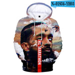 Salute Nipsey Hussle 3D Hoodies Men/Women Fashion Casual Sweatshirt Harajuku Hip Hop Hoodie Print Nipsey Hussle Pullovers Hoody