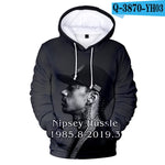 Salute Nipsey Hussle 3D Hoodies Men/Women Fashion Casual Sweatshirt Harajuku Hip Hop Hoodie Print Nipsey Hussle Pullovers Hoody
