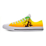 Flag of Ethiopia lion of judah rasta Cool Fashion Casual Canvas Shoes Low Top Lightweight Breathable 3D Print women Men Sneakers
