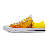 Flag of Ethiopia lion of judah rasta Cool Fashion Casual Canvas Shoes Low Top Lightweight Breathable 3D Print women Men Sneakers