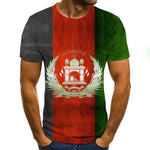 T-shirt latest explosive clothing T-shirt national flag top 3D printing fashion short-sleeved round neck shirt fashion street hi
