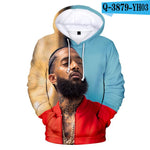 Nipsey Hussle Hoodie Sweatshirts Oversized Streetwear Tops Autumn Winter Hoodies Men Women Hooded Nipsey Hussle Pullovers