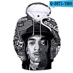 Nipsey Hussle Hoodie Sweatshirts Oversized Streetwear Tops Autumn Winter Hoodies Men Women Hooded Nipsey Hussle Pullovers