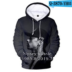 Nipsey Hussle Hoodie Sweatshirts Oversized Streetwear Tops Autumn Winter Hoodies Men Women Hooded Nipsey Hussle Pullovers