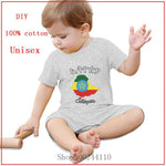 New Style Ethiopia Design Map Be a Nomad Travel the World white printed Baby Bodysuits Newborn Toddler Kids Clothes Jumpsuit