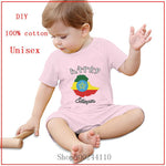 New Style Ethiopia Design Map Be a Nomad Travel the World white printed Baby Bodysuits Newborn Toddler Kids Clothes Jumpsuit