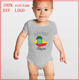 New Style Ethiopia Design Map Be a Nomad Travel the World white printed Baby Bodysuits Newborn Toddler Kids Clothes Jumpsuit