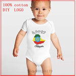 New Style Ethiopia Design Map Be a Nomad Travel the World white printed Baby Bodysuits Newborn Toddler Kids Clothes Jumpsuit