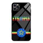 Tempered Glass For Samsung A20 50 70 M20 30 S7 S8 S9 S10 LITE Edge PLUS NOTE Ethiopia Flag Coat Of Arms Soft TPU Phone Cases