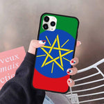 Retro Ethiopia flag Phone Case Rubber for iPhone 11 pro XS MAX 8 7 6 6S Plus X 5S SE 2020 XR case