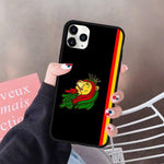 Retro Ethiopia flag Phone Case Rubber for iPhone 11 pro XS MAX 8 7 6 6S Plus X 5S SE 2020 XR case