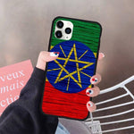 Retro Ethiopia flag Phone Case Rubber for iPhone 11 pro XS MAX 8 7 6 6S Plus X 5S SE 2020 XR case