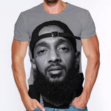 2020 3d Funny T Shirt for Men Fashion Tops Nipsey Hussle Print T-Shirt Short-Sleeve Boy Tees Harajuku Streatwear Summer Tshirts