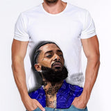 2020 3d Funny T Shirt for Men Fashion Tops Nipsey Hussle Print T-Shirt Short-Sleeve Boy Tees Harajuku Streatwear Summer Tshirts