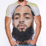 2020 3d Funny T Shirt for Men Fashion Tops Nipsey Hussle Print T-Shirt Short-Sleeve Boy Tees Harajuku Streatwear Summer Tshirts