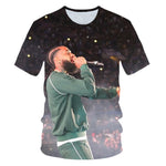 Men/Women New men's spring and summer Rapper O-neck Tops t-shirt 3D printed boys summer T-shirts free delivery