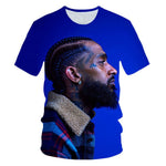Men/Women New men's spring and summer Rapper O-neck Tops t-shirt 3D printed boys summer T-shirts free delivery