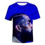 Men/Women New men's spring and summer Rapper O-neck Tops t-shirt 3D printed boys summer T-shirts free delivery