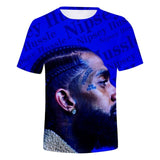 Men/Women New men's spring and summer Rapper O-neck Tops t-shirt 3D printed boys summer T-shirts free delivery