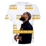 Men/Women New men's spring and summer Rapper O-neck Tops t-shirt 3D printed boys summer T-shirts free delivery