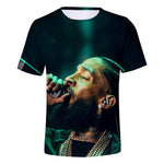 Men/Women New men's spring and summer Rapper O-neck Tops t-shirt 3D printed boys summer T-shirts free delivery