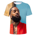 Men/Women New men's spring and summer Rapper O-neck Tops t-shirt 3D printed boys summer T-shirts free delivery