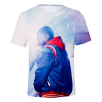 Men/Women New men's spring and summer Rapper O-neck Tops t-shirt 3D printed boys summer T-shirts free delivery