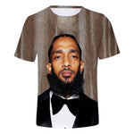 Men/Women New men's spring and summer Rapper O-neck Tops t-shirt 3D printed boys summer T-shirts free delivery