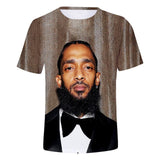Men/Women New men's spring and summer Rapper O-neck Tops t-shirt 3D printed boys summer T-shirts free delivery