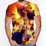 Men Clothes Mens Summer Tops Nipsey Hussle Printed Male Short Sleeve T-shirt 3D Print T Shirt Casual Fashion Funny Tees Shirts