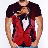 Men Clothes Mens Summer Tops Nipsey Hussle Printed Male Short Sleeve T-shirt 3D Print T Shirt Casual Fashion Funny Tees Shirts