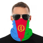 Sunscreen Scarf Face Cover Eritrea Flag Banner Magic Ring Neck Scarf Headband Multifunctional Bandana Face Cover Scarves
