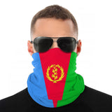 Sunscreen Scarf Face Cover Eritrea Flag Banner Magic Ring Neck Scarf Headband Multifunctional Bandana Face Cover Scarves