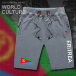 MEAZA SPECIAL - Eritrea Eritrean mens shorts beach man men's board shorts flag workout zipper pocket sweat bodybuilding 2017 cotton brand ERI ER