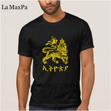 La Maxpa Customize New Style men's t shirt ethiopia lion of judah t-shirt Spring Standard mens tee shirt streetwear Pop Top Tee