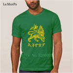 La Maxpa Customize New Style men's t shirt ethiopia lion of judah t-shirt Spring Standard mens tee shirt streetwear Pop Top Tee