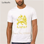 La Maxpa Customize New Style men's t shirt ethiopia lion of judah t-shirt Spring Standard mens tee shirt streetwear Pop Top Tee