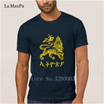 La Maxpa Customize New Style men's t shirt ethiopia lion of judah t-shirt Spring Standard mens tee shirt streetwear Pop Top Tee