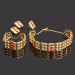 Gold  Ethiopian africJewelry sets Chokers Necklace Mergaf Rromo Ethiopia Jewelry Ethnic Tribal Amulet bridal Wedding jewelry Set