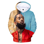 Nipsey Hussle Hoodie Sweatshirts Plus Size Streetwear Tops Spring Hoodies Men Women Hooded Pullover Tracksuit