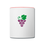 Grapevine Marketing | Contrast Coffee Mug - white/red
