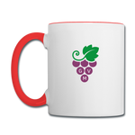 Grapevine Marketing | Contrast Coffee Mug - white/red