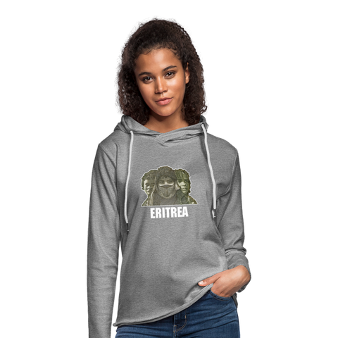 Eritrea Custom | Unisex Lightweight Terry Hoodie - heather gray